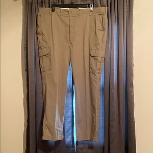 Tan Cargo Pants with Utility Design